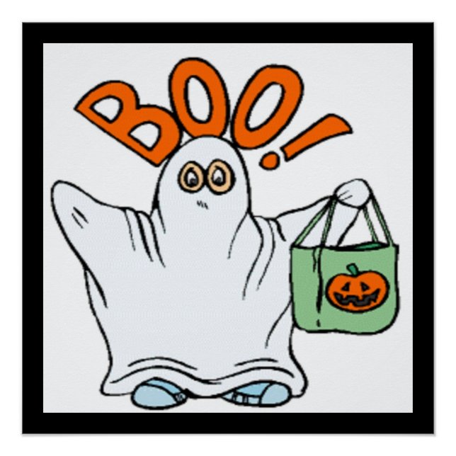 PÓSTER BOO! FANTASMA (Frente)