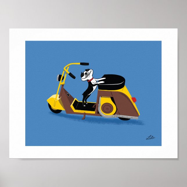 Póster Boogie em Cushman (Frente)