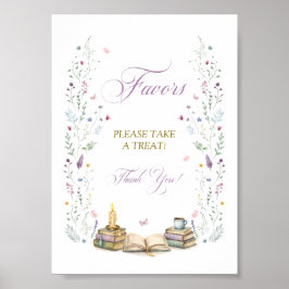 Poster Book Bridal Shower Favors