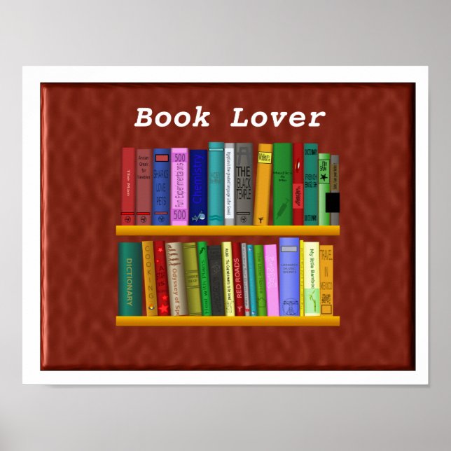 Póster Book Lover (Frente)