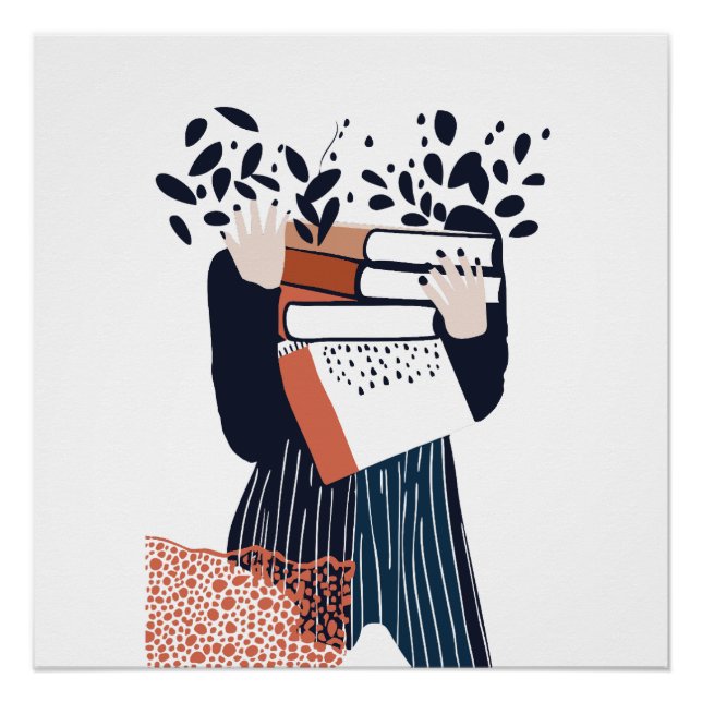 Póster book lover (Frente)