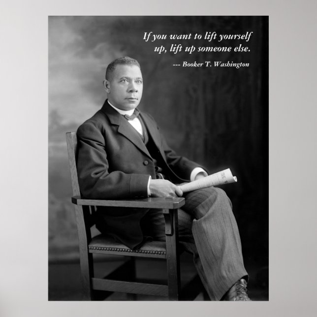 Poster Booker T. Washington (Frente)