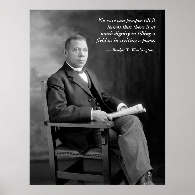 Poster Booker T. Washington (Frente)