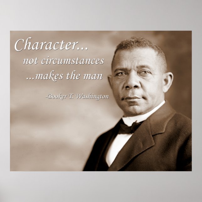 Poster Booker T. Washington (Frente)