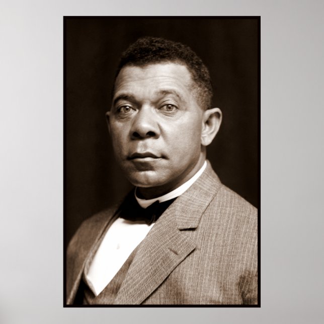Póster Booker T. Washington O Acomodador Do Excelente (Frente)