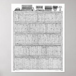 Póster Bookshelf #8