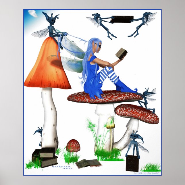 Poster Bookworm (Frente)