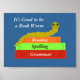 Póster Bookworm