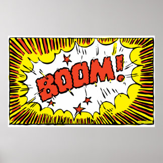 Poster BOOM! II (tamanhos maiores)