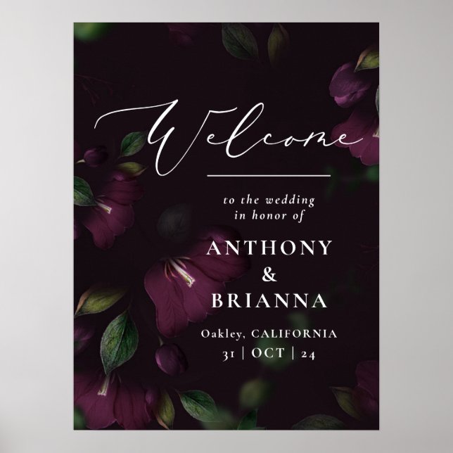 Poster Boom Moody Purple Boom de 18x24 polegadas (Frente)