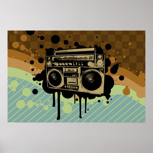 Poster Boombox (Frente)