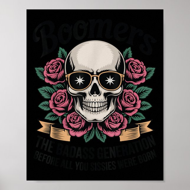 Poster Boomers Má Geração Antes Que Sissies Fossem Nascer (Frente)