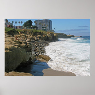 Poster Boomer's to Children's Piscina ~ La Jolla