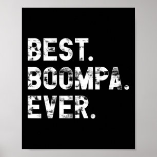 Poster Boompa Eternamente Engraçado Presente Para Boompa