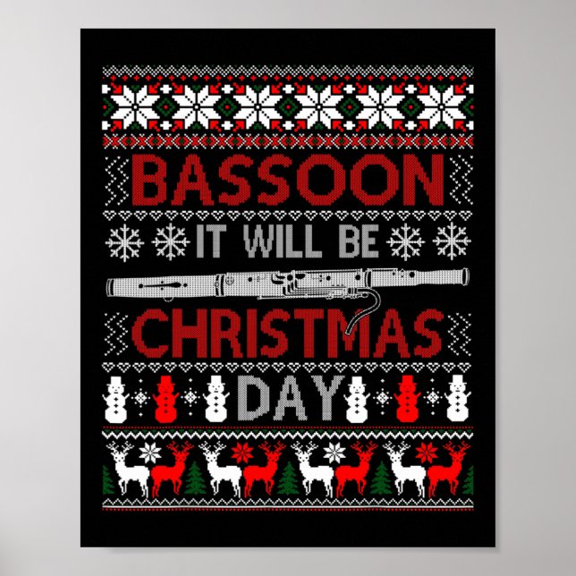 Poster Boon, Será Dia De Natal Dotado De Xmas Feio (Frente)