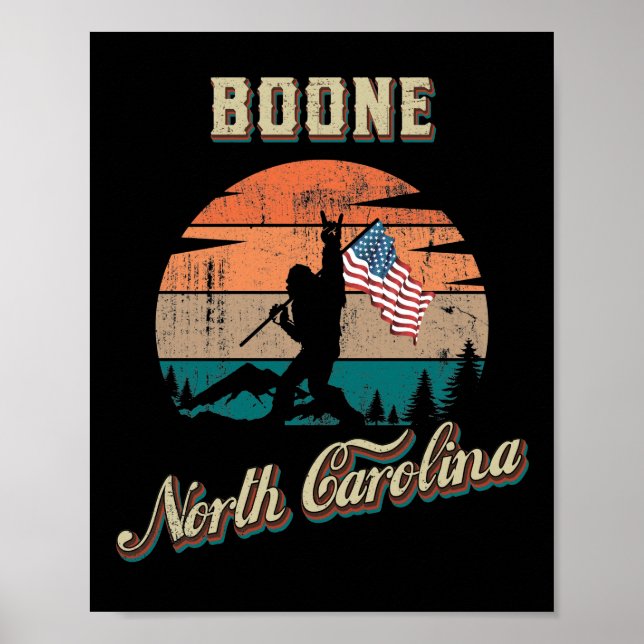 Poster Boone North Carolina (Frente)