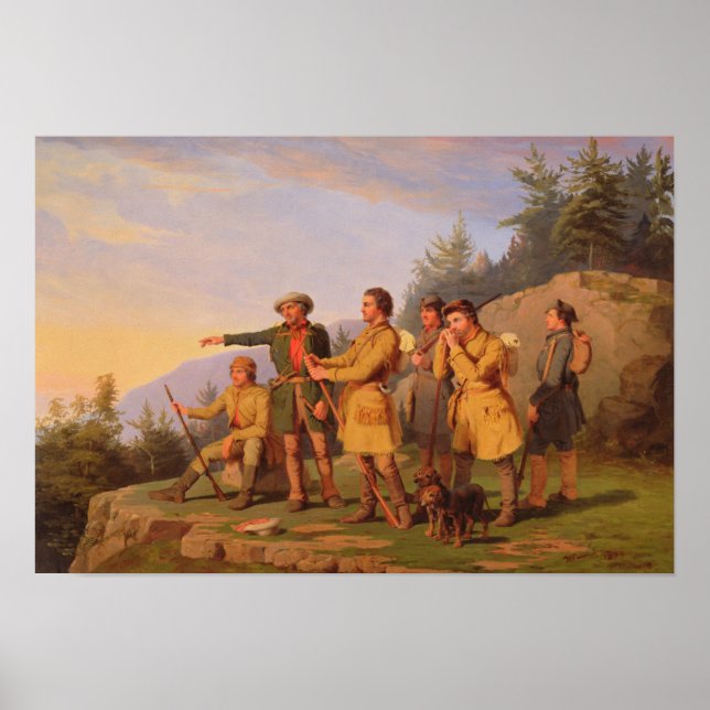 Poster Boone's First View of Kentucky (Frente)