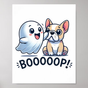 Poster Boop Easy Laz do Buldogue Francês do Fantasma do D