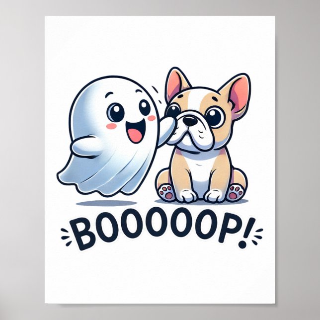 Poster Boop Easy Laz do Buldogue Francês do Fantasma do D (Frente)