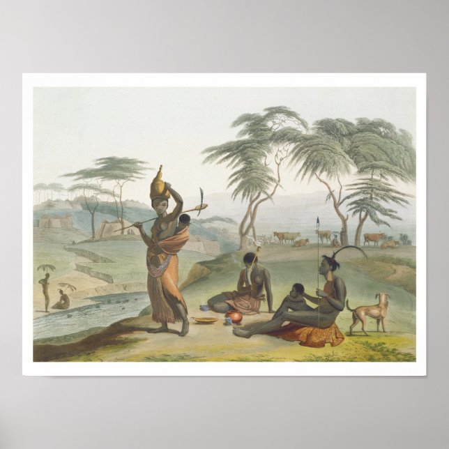 Póster Boosh Wannahs, prato 8 de "African Scenery and A" (Frente)