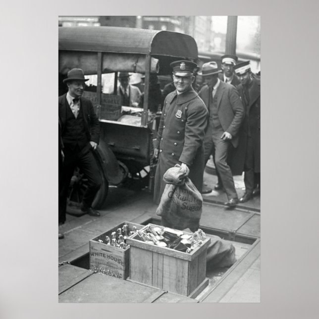 POSTER BOOTLEG LIQUOR RAID 1923 (Frente)