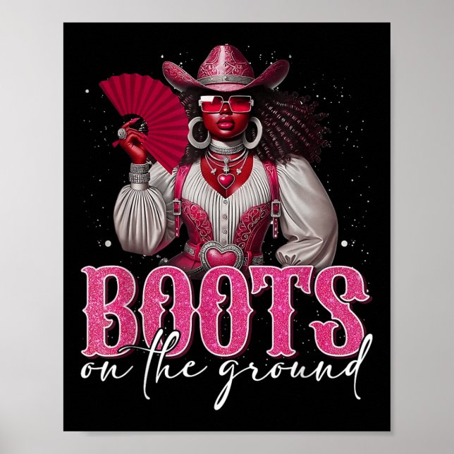 Poster Boots No Terreno, 16 De Junta, A Vovó Negra Weste (Frente)