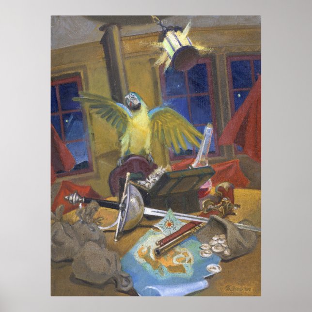 Poster Booty de Buccaneer - Arte Pirata de Kulhanek (Frente)