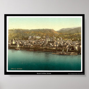 Póster Boppard, the Rhine, Germany