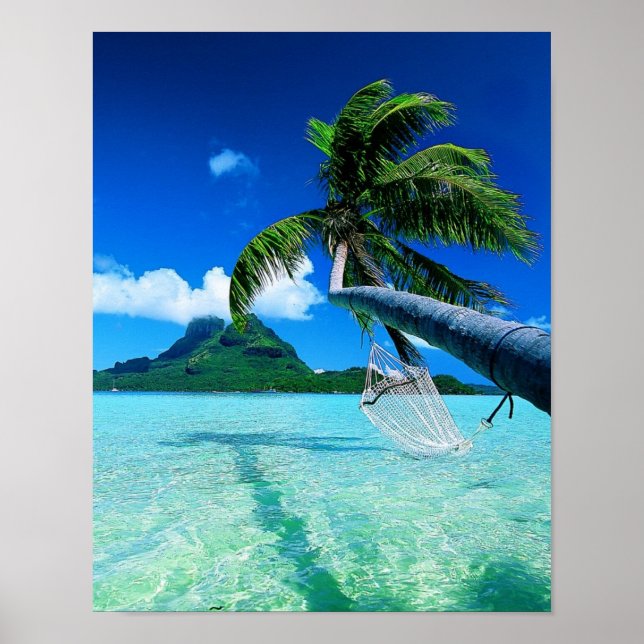 Poster bora-bora (Frente)