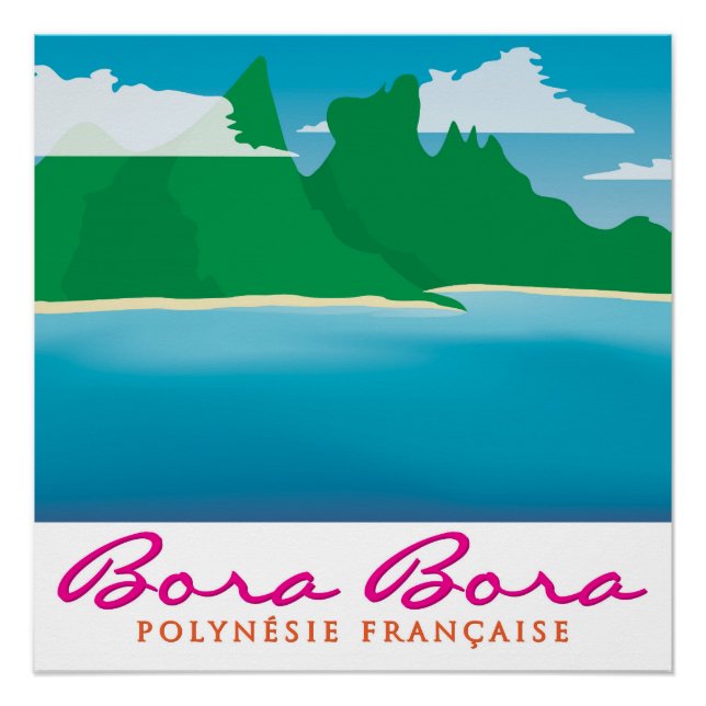 Póster Bora Bora (Frente)