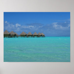 Poster Bora Bora Polinésia Francesa