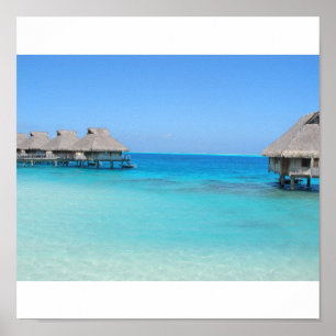Póster Bora Bora, Tahiti