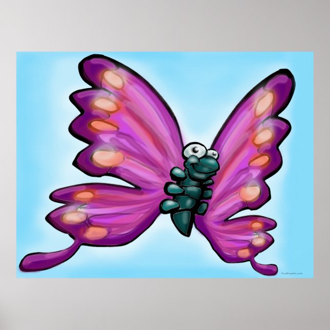 Poster Borboleta (Frente)