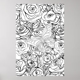 Poster Borboleta