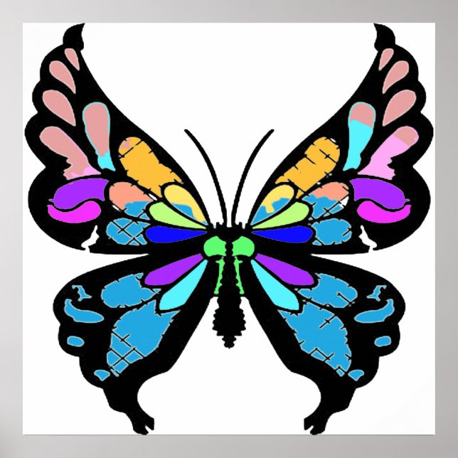 Póster Borboleta (Frente)