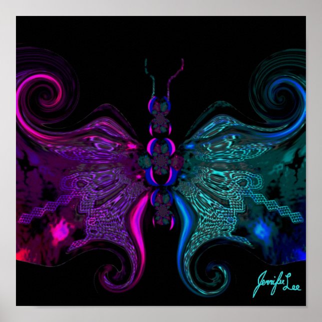 Póster Borboleta 2 (Frente)