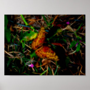 Poster Borboleta Brilhante