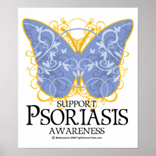 Póster Borboleta da psoríase