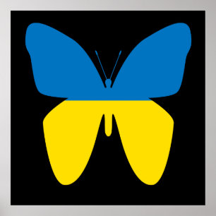 Poster Borboleta da Ucrânia