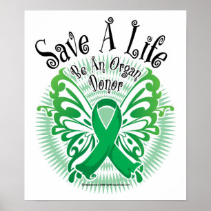 Poster Borboleta Dadora de Órgãos 3