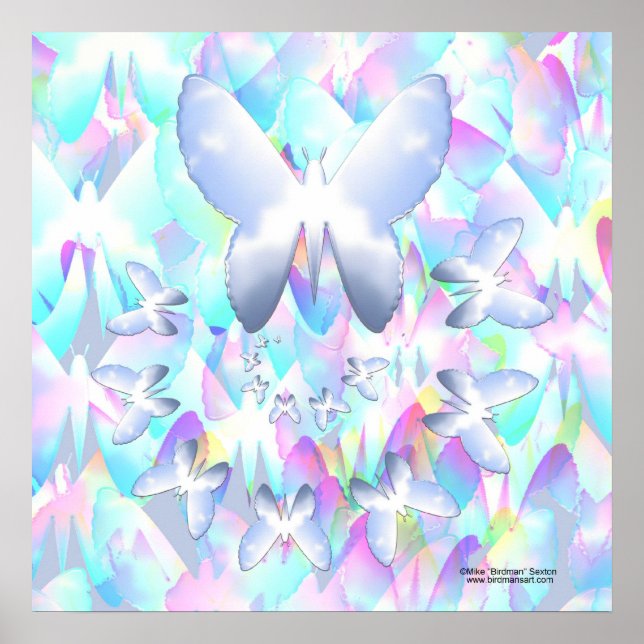 Póster Borboleta do Céu (Frente)