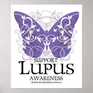Póster Borboleta do lúpus