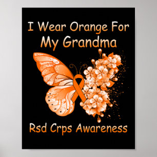 Poster Borboleta Eu Visto Laranja Para Minha Avó Rsd Crps
