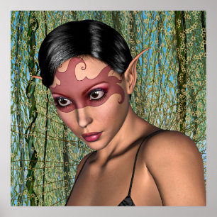 Poster Borboleta Fada