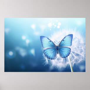Poster Borboleta Floresta Natureza Serena Tranquil