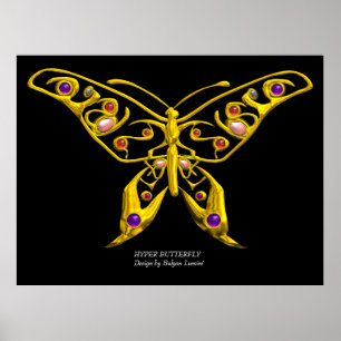 Poster BORBOLETA HIPER, tamanho colossal