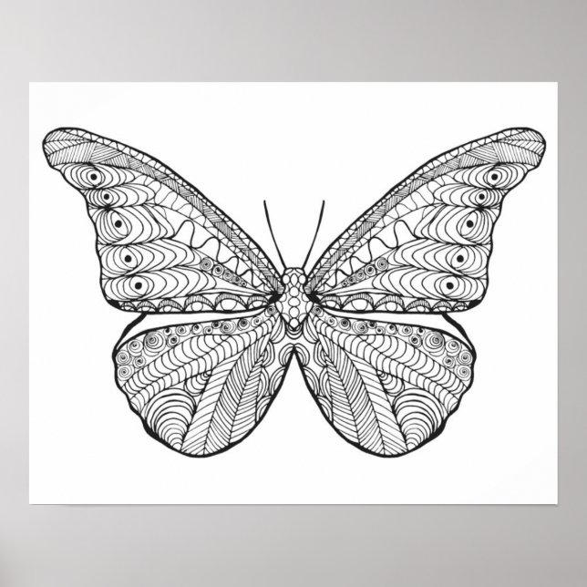 Poster Borboleta Inspirada (Frente)