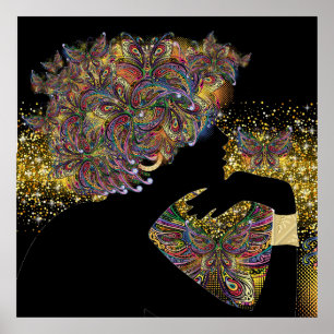 Poster Borboleta METAMORFOSE