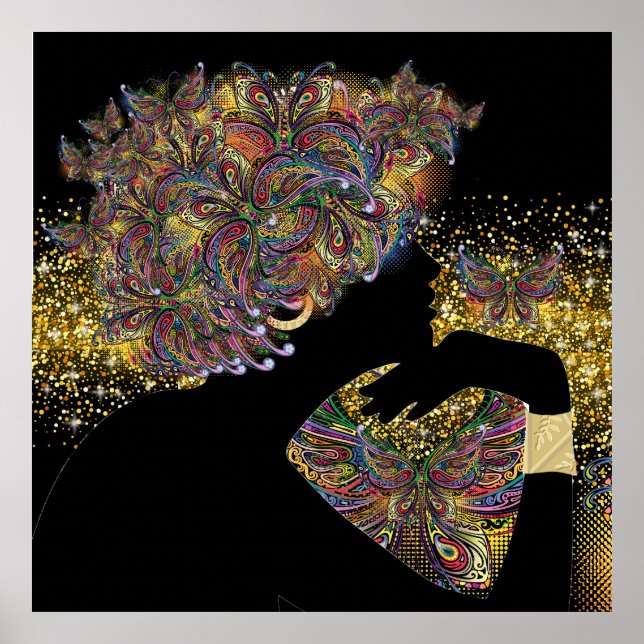 Poster Borboleta METAMORFOSE (Frente)