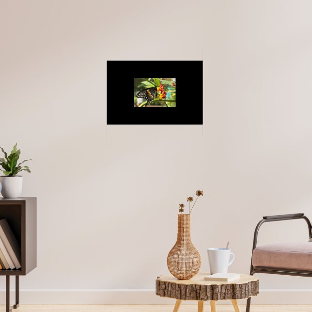 Poster Borboleta Negra (Sala de Estar 3)